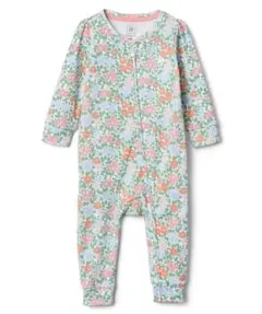 GAP 花柄　ロンパース　0〜3ヶ月　45cm 低体重