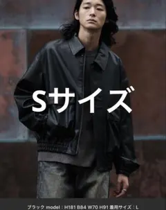 WYM LIDNM ARTIFICIAL GRAIN SHORT BLOUSON