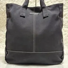 marimekko マリメッコ トートバッグ キャンバス　ブラック　黒　A4