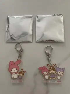 新品❤️サンリオ×宇佐美♡マイメロクロミキーホルダー2点セット