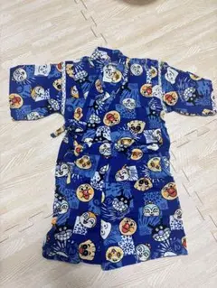 青色アンパンマン柄甚平セット
