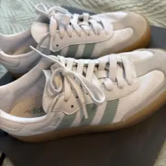 adidas SAMBA OG ホワイト グリーン ガムソールのサムネイル