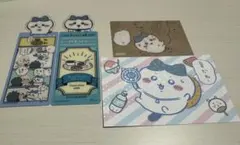 ちいかわ ハチワレのみ　ブックマーク/カードステッカーなど41点まとめて