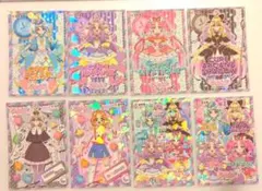 名探偵プリキュア ホロキュンシールガム　ホログラムシール 8枚セット