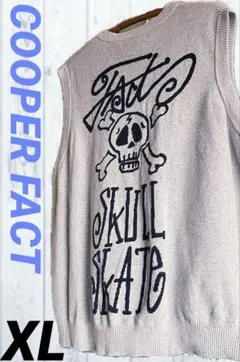レア！ フーズフーギャラリー スカルスケート ニット ベスト FACT
