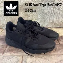 adidas アディダス ZX 1K Boost トリプルブラック 26cmのサムネイル