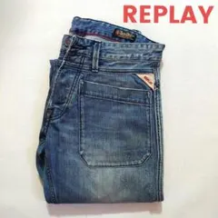 REPLAY　リプレイ　ストレートデニムパンツ　W29L32のサムネイル