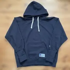 も*ん様 Russell Athletic ブラック パーカー 無地 Lサイズ