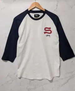 old stussy 90s ラグラン 90s STUSSY ステューシー ラグラン 七分袖 Vintage M 古着 古着