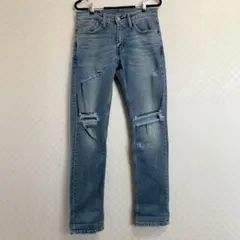 Levi’s 511 W29 L32 ダメージデニム スリム ジーンズ