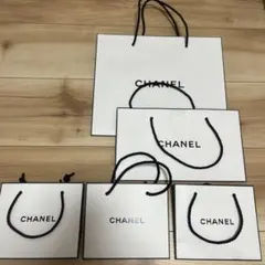 匿名配送 送料込み CHANEL ショッパー 5個セット 様々なサイズ