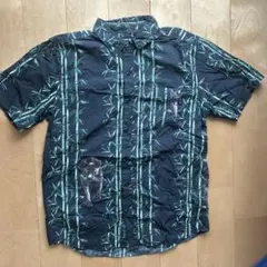 Hurley 半袖シャツ ブラック パンサー バンブー柄 Sサイズのサムネイル