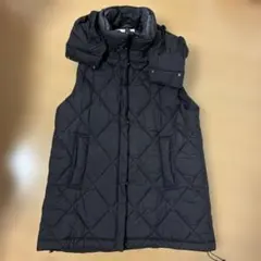 LACOSTE 撥水キルティング フード付き ベスト ブラック34