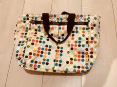 LeSportsac レスポートサック トートバッグ ドット柄 マルチカラー