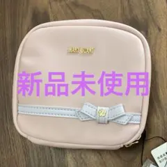 【新品未使用】MARY QUANT リボンデザインポーチ ピンク