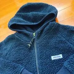 coen kids フリースジャケット ネイビー　150cm フード付き