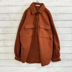 オリーブデオリーブ シャツジャケット アウター　M 秋冬 カジュアル 羽織り