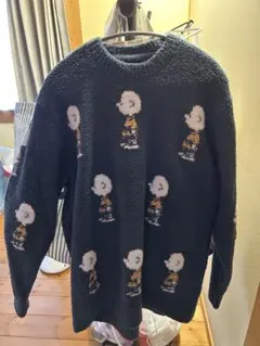 ジェラートピケ ×ピーナッツ チャーリーブラウン ルームウェア M パジャマ上