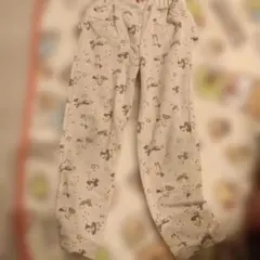 ユニコーンと虹のプリント （裏ボア）