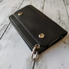 2層　ミドルトラッカー　ウォレット　財布　栃木レザー