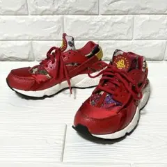 NIKE AIR HUARACHE RUN PRINT 花柄 赤 24.5cmのサムネイル