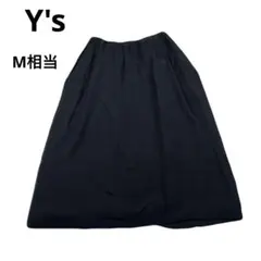 希少　Y's ワイズ　黒 フレアスカート ポケット付き　春夏コーデのサムネイル