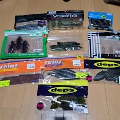 バス釣りワームまとめ売り