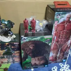 A*様 一番くじ　進撃の巨人　超大型　獣の巨人　リヴァイ　ハンジ等フィギュア