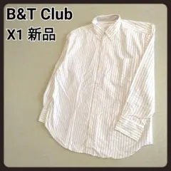 B&T CLUB　大きいサイズ　ストライプシャツ　X1　新品