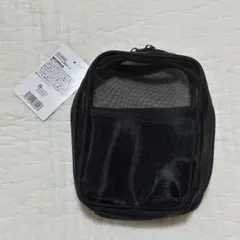 【新品未使用】 キャンドゥ 縦型ポーチ ブラックのサムネイル