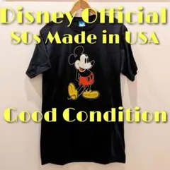 J*Y様 ★美品★ディズニー ミッキーマウス Tシャツ L 初期青タグ 80sヴ