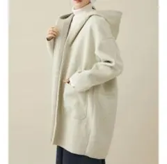 craft standard boutique ライトグレーオーバーサイズコート