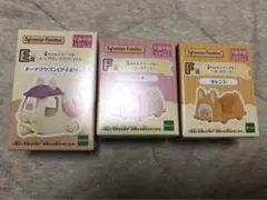 シルバニアファミリー　キラキラくじ　スイーツカー　ロールケーキ　ドーナツワゴン