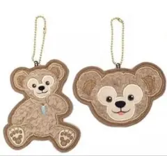 ディズニーシー ダッフィー ストラップ ワッペン バッジ 2点セット