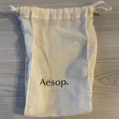 Aesop ベージュ 巾着袋