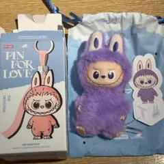 THE MONSTER PIN FOR LOVE イニシャル 【T】ラブブ