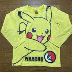ポケモン　ピカチュウ 長袖カットソー ロンT 120㌢