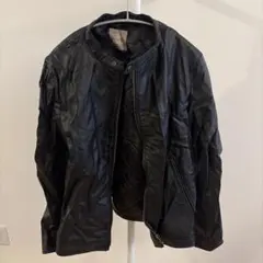 nano universe ブラックレザージャケット