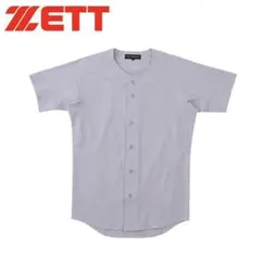 ZETT ユニフォームシャツ シルバー　Sのサムネイル