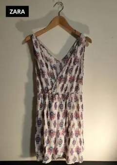 ZARA TRAFALUC ノースリーブ ワンピース モダンエスニック