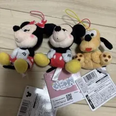 むにゃすに　ミニーマウス・ミッキーマウス・プルート