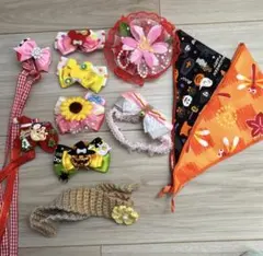 犬 リボン バンダナ