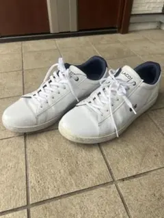 【美品28cm】ラコステ スニーカー USA9（日本28cm相当）ワニ刺繍