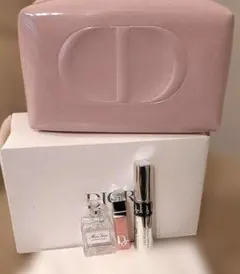 ディオール ビューティ 2026ノベルティ ピンク ポーチ ミニセット　新品