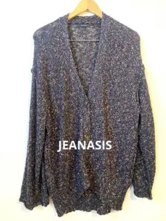 【JEANASIS】カラフルニットカーディガン 長袖
