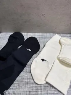 St ANDREWSメンズゴルフソックス 2色セット ブラック ホワイトのサムネイル