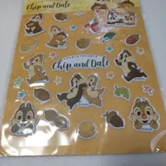ディズニー チップとデール 立体 ステッカー シール