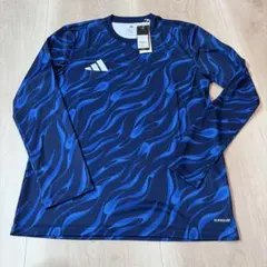 【adidas】アディダス　 AEROREADY 長袖シャツ ブルー　XL