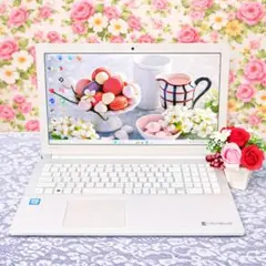 設定済み✨東芝ノートパソコン 白Win11 core-i5 SSD カメラ付き❣️