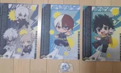 僕のヒーローアカデミア くら寿司　マルチシート３枚セット(バッチ１個つき)